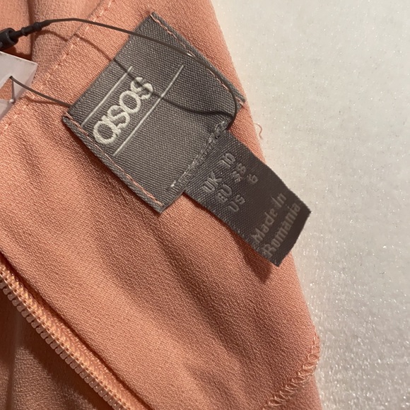 ASOS Pink Dress with Black waistband - Picture 6 of 6